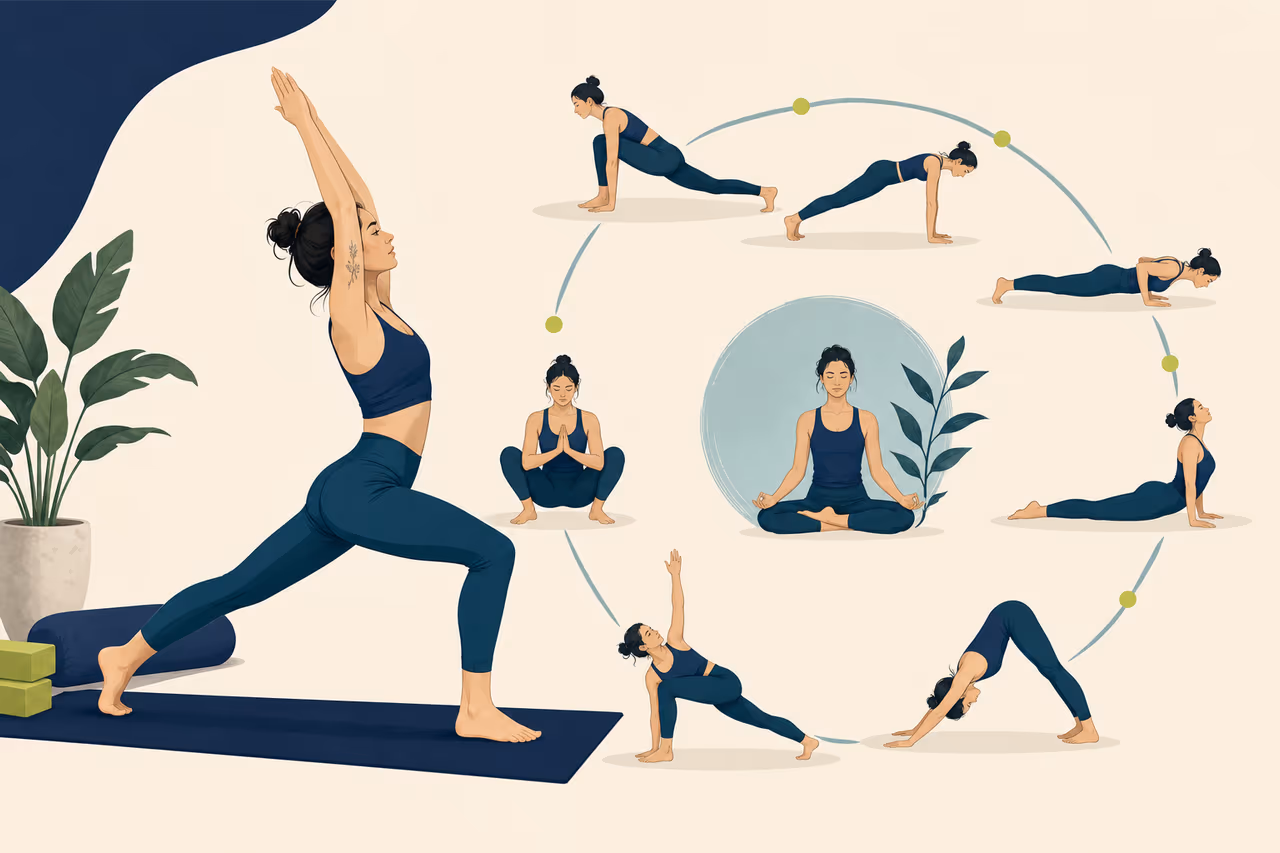 Editorial illustration about what is rocket yoga.