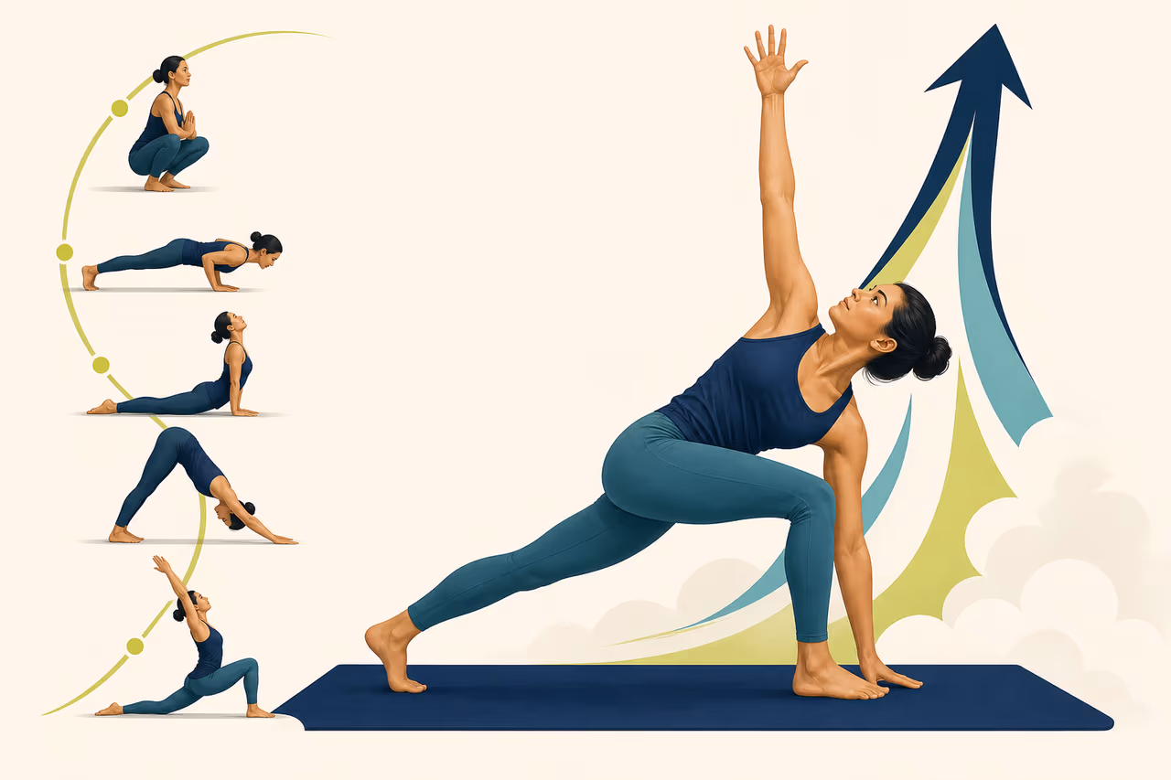 Editorial cover illustration about what is rocket yoga.