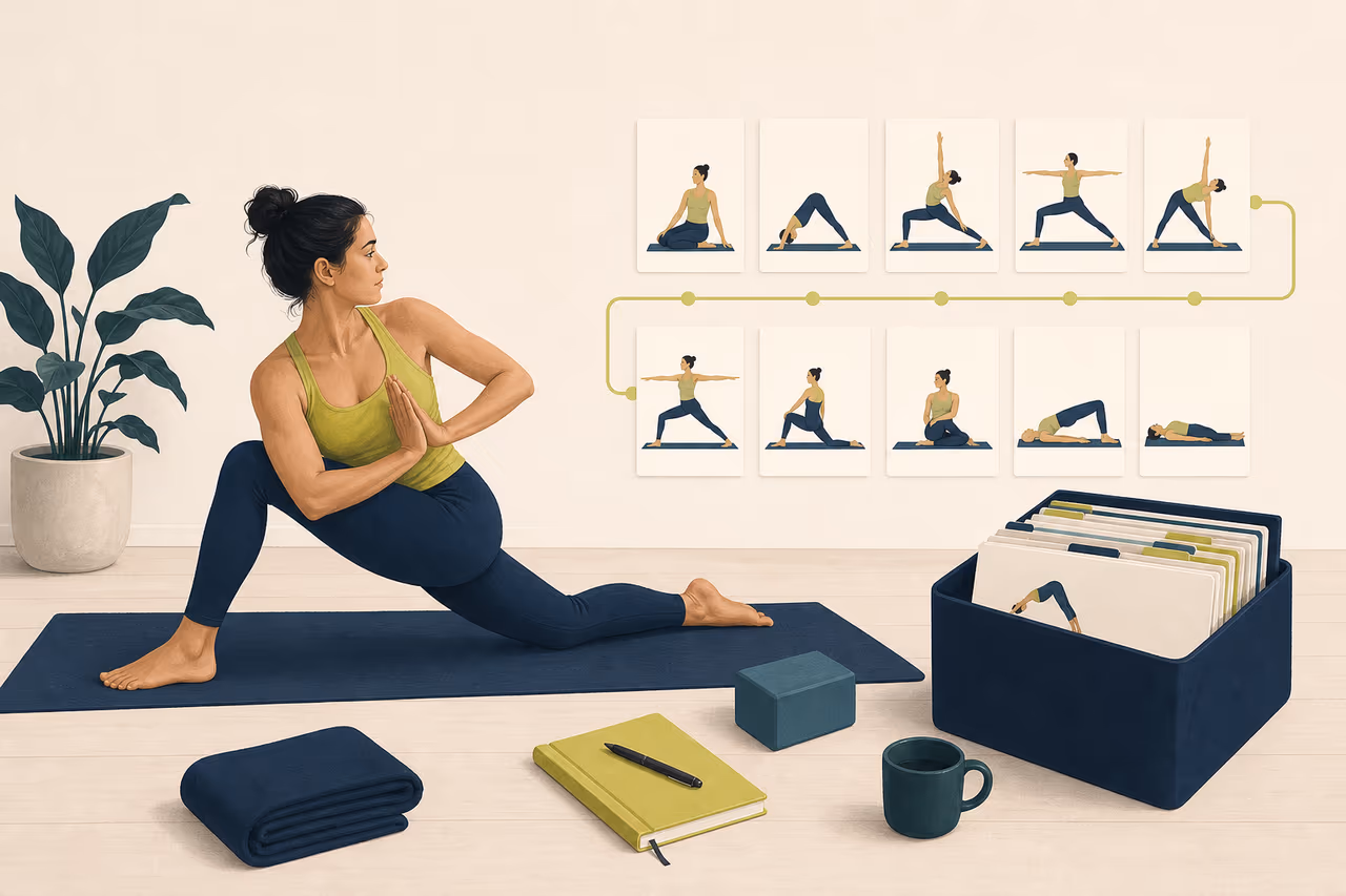 Editorial cover illustration about how to build a small home sequence library.