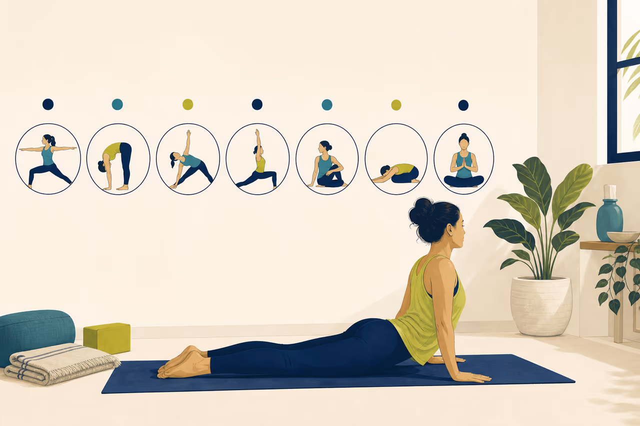Editorial illustration about is it realistic to do yoga every day.