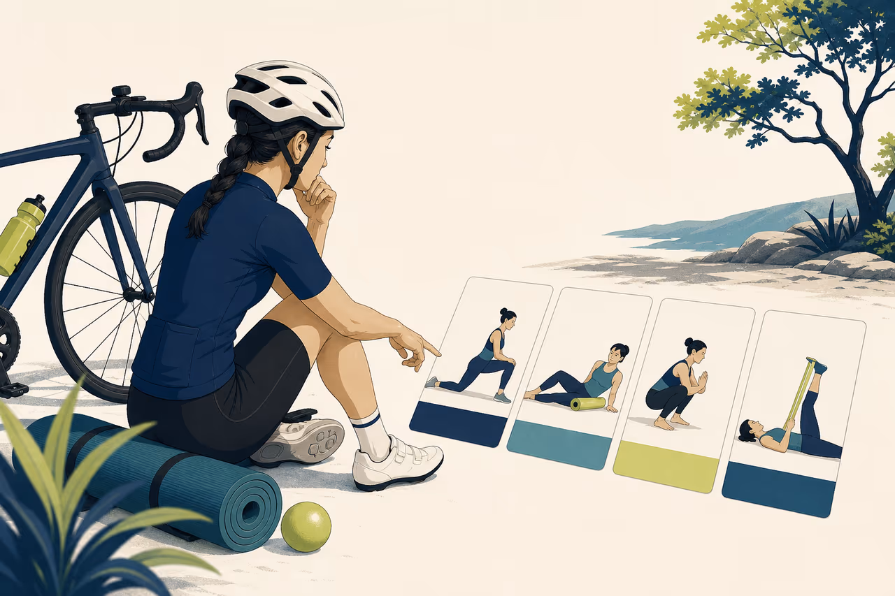Editorial cover illustration about how cyclists can choose a mobility class.
