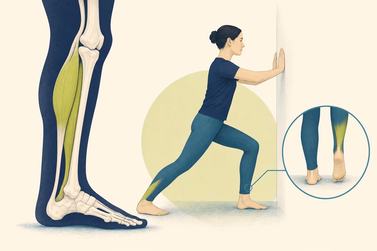 Editorial illustration about what calf mobility means.