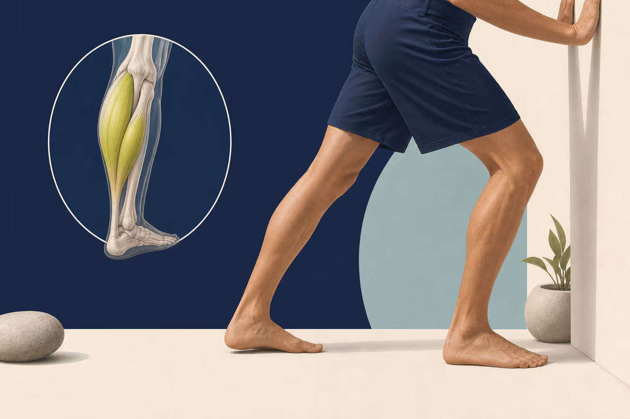 Editorial cover illustration about what calf mobility means.