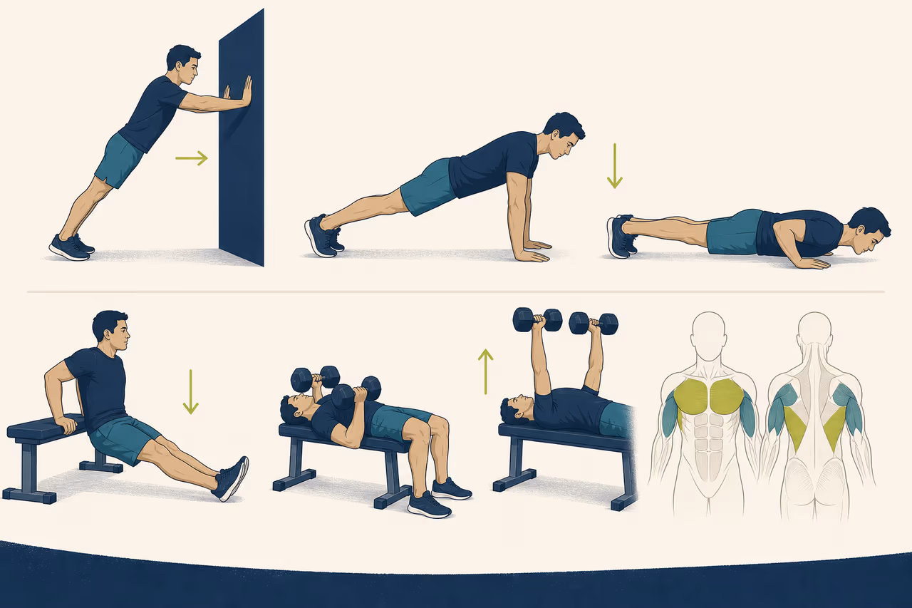 Editorial illustration about pushing movement patterns explained.