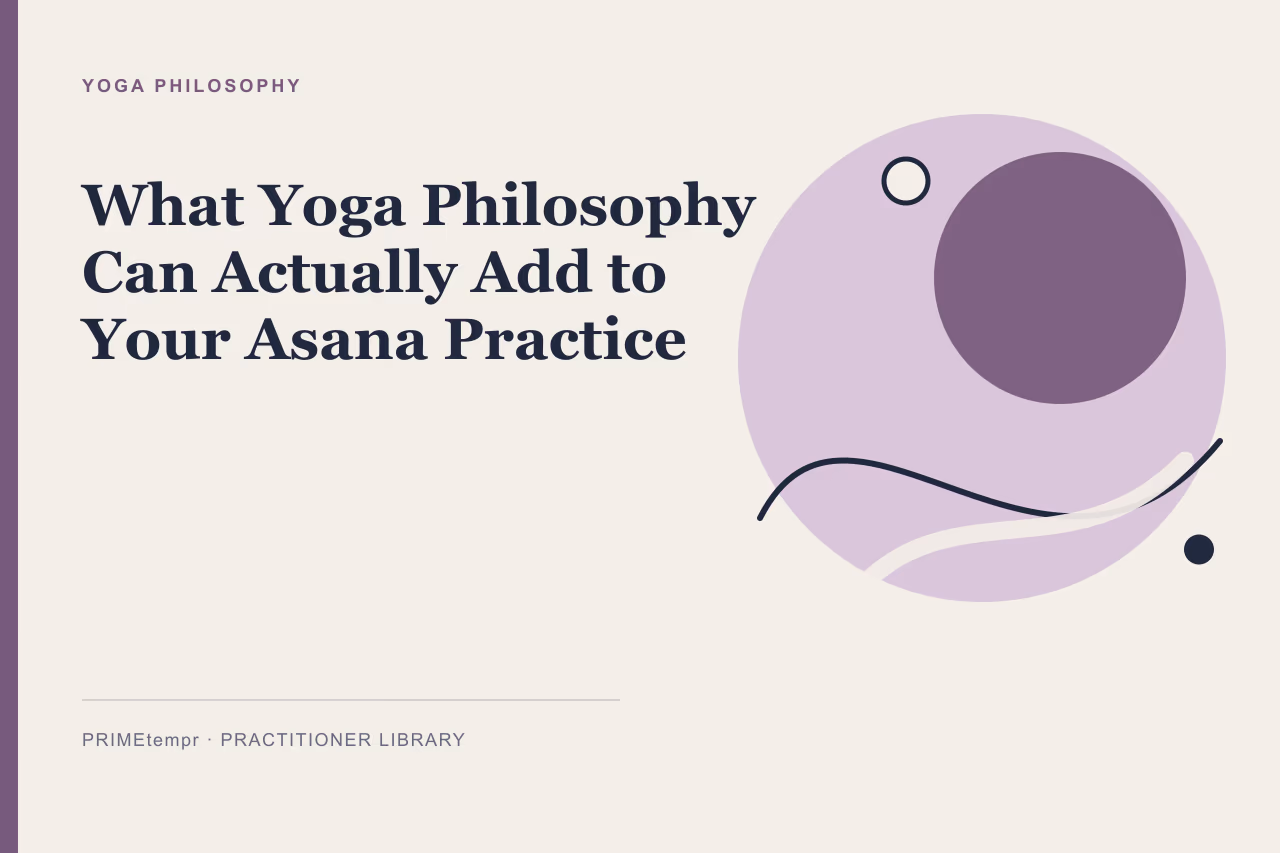 Minimalist illustration of a person engaged in a mindful yoga practice in a bright room.