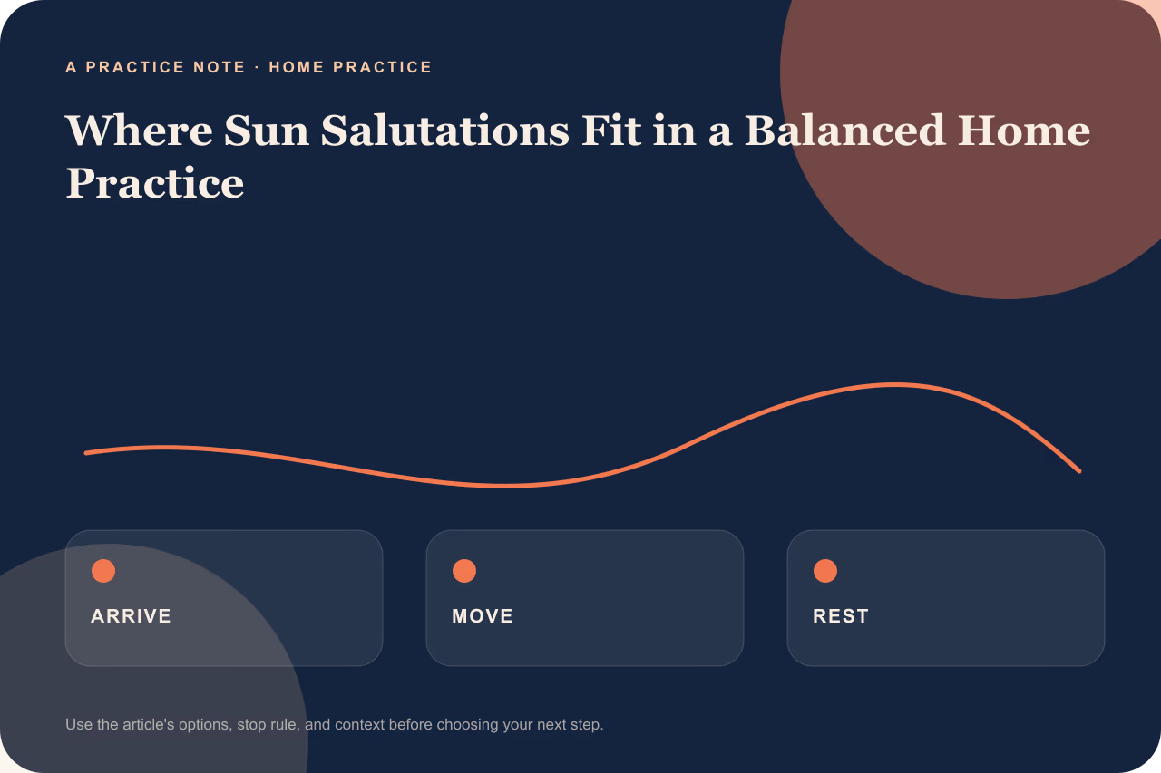 Minimalist illustration of gentle standing movement transitions.