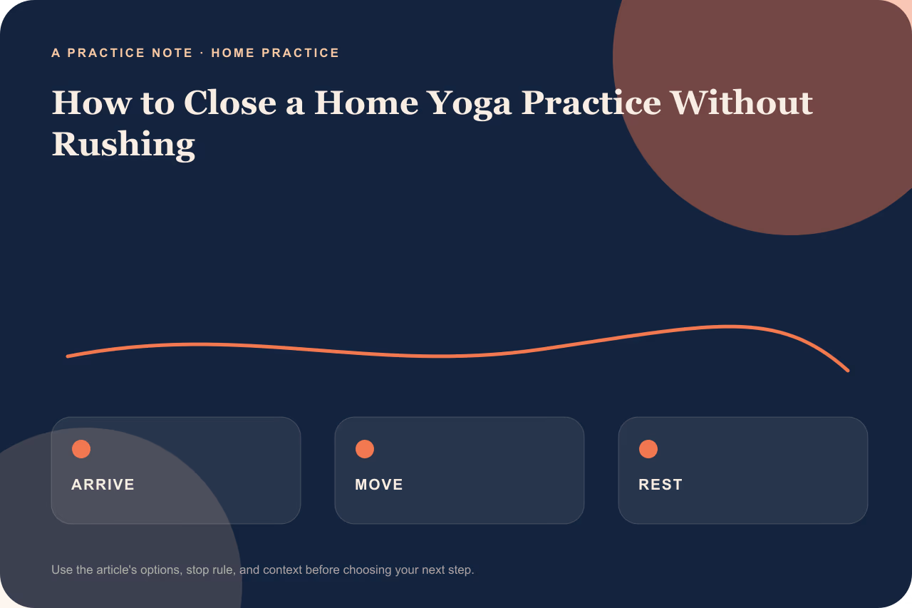 Diagram of a restful supine position for concluding a yoga practice.
