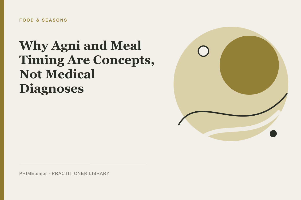 Editorial illustration of natural ingredients and simple tableware representing traditional food concepts.