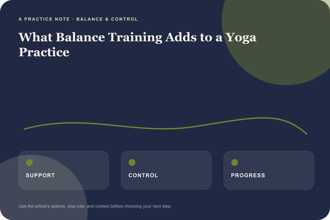 Diagram illustrating wall support setup for yoga balance postures.
